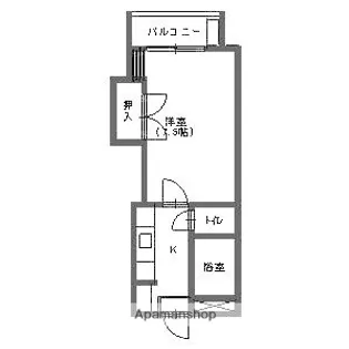ライフネスト楓【2階】の間取り