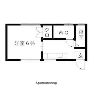 コーポ大野城【1階】の間取り