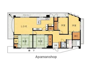 ヴィクトリーロード【5階】の間取り