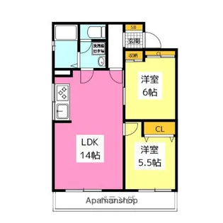 第三伊藤ビル【4階】の間取り