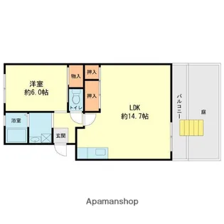 中島第2ビル【1階】の間取り