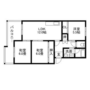 コーポウィステリア24【4階】の間取り