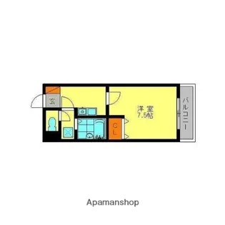 春日原A−ONE【1階】の間取り