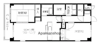 福岡県春日市大土居1丁目【マンション】の間取り