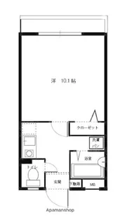 メゾンハクエイ【2階】の間取り