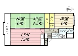 メゾン・ド・FUJI【4階】の間取り