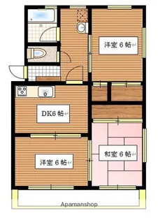 ガーデンハイツ今屋敷【2階】の間取り