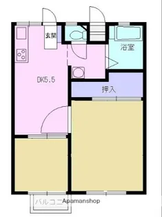 アグリ壱番館【2階】の間取り
