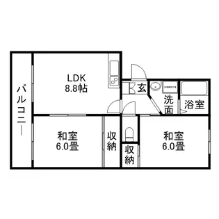 エステートYM【4階】の間取り