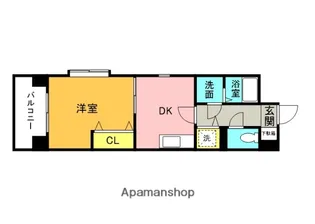 ウイングコート水城【4階】の間取り