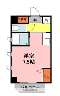パスピエール春日【7階】の間取り