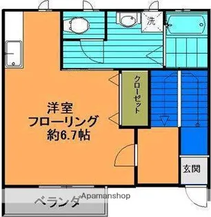ウィステリア・K【2階】の間取り