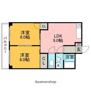 メゾン・ド・ファミーユ【2階】の間取り
