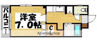 コーポ森【4階】の間取り