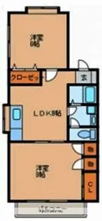 ベルハウゼ【2階】の間取り