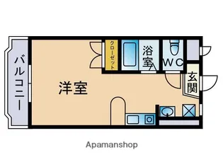 COCO白木原【2階】の間取り
