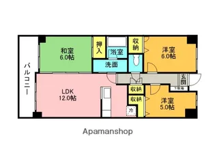 第2世利ビル【5階】の間取り