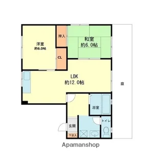 セジュール・リカーⅡ【1階】の間取り