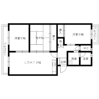 福岡県福岡市南区曰佐4丁目【マンション】の間取り