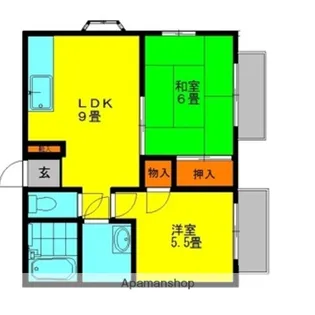 シャレール大弘【3階】の間取り