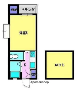 ヴィクトリー白木原【1階】の間取り