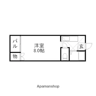 ヴィクトリー白木原【2階】の間取り