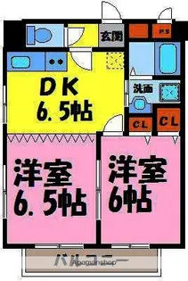 メルベージュ中央【5階】の間取り