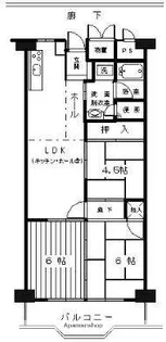 ローレルハイツ春日【2階】の間取り