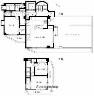 リッシュ・アヴェニール【6階】の間取り