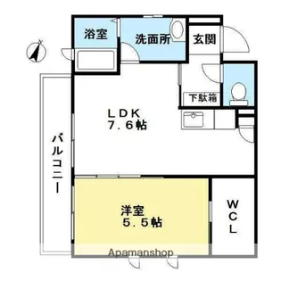 BEREO110【3階】の間取り