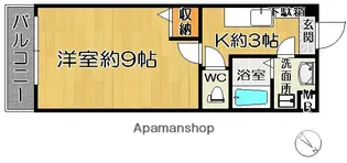 ウィークリックハウス【2階】の間取り