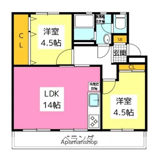 第二伊藤ビル【5階】の間取り
