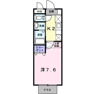リヴィエールⅠ【1階】の間取り
