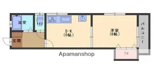 クラシエ春日原【1階】の間取り