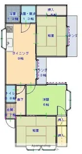 松尾コーポ【2階】の間取り