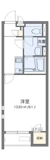 クレイノWAVEIMPACTⅡ【101号室】の間取り