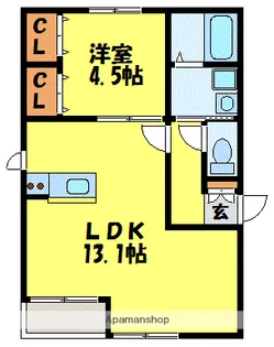 GRANDE春日【2階】の間取り