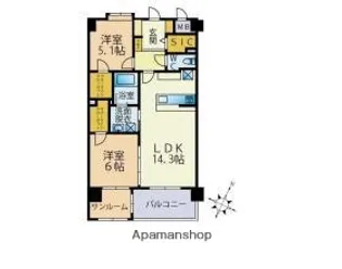 am・park【2階】の間取り