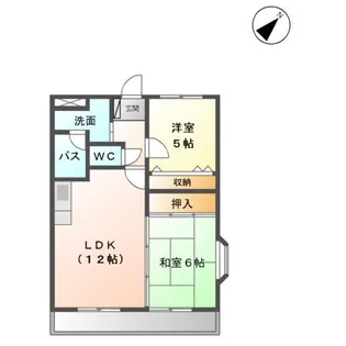 ヴィラ・クオーレⅠ【2階】の間取り