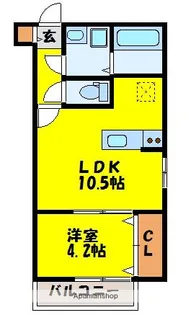 WALEA HALE KASUGA【3階】の間取り