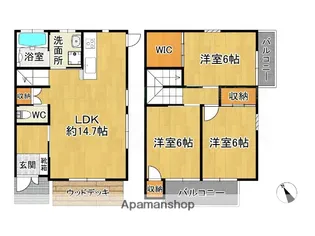フォレストヒル【1階】の間取り