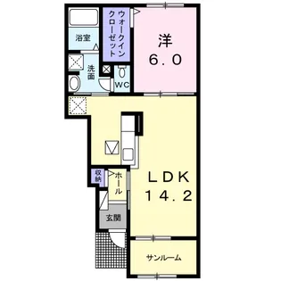 グランチェスタ【1階】の間取り