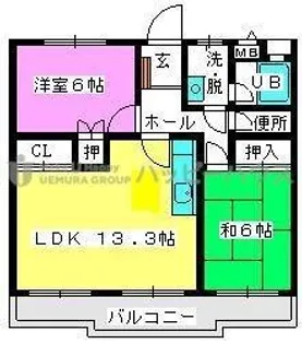 メゾン・ド・FUJI2【3階】の間取り