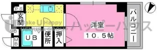 アネモス春日原【2階】の間取り