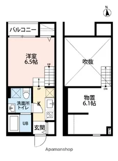 フローラヒルズ南福岡【1階】の間取り