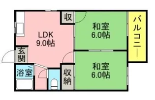 アマゾン正弥Ⅱ【2階】の間取り