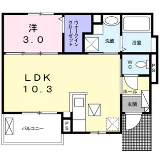 アサクラ ハウス【1階】の間取り