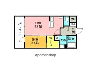 ソシオス春日駅前【3階】の間取り