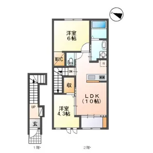 SUNNY VILLA(サニーヴィラ)【2階】の間取り