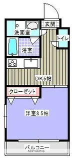 エスポアール【5階】の間取り